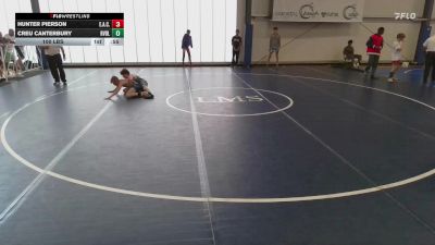 100 lbs Rr Rnd 3 - Hunter Pierson, Elite Athletic Club Bad Boys vs Creu Canterbury, Revival Black