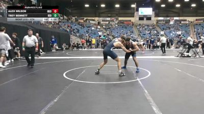 174 lbs Cons. Round 2 - Trey Bennett, Central Oklahoma vs Alex Wilson, Oklahoma City