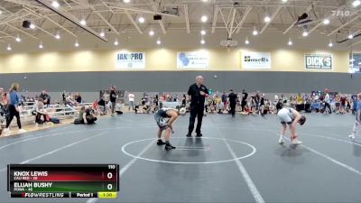 110 lbs Round 4 (6 Team) - Elijah Bushy, POWA vs Knox Lewis, Cali Red