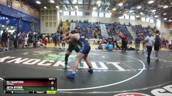 175 lbs Cons. Round 3 - Eli Sanford, Camden vs Seth Ryder, Venice High School