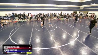 50 lbs Round 3 (6 Team) - Grace Christianson, Oregon vs Rivers Mortimer, Utah 1