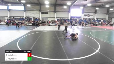 100 lbs Rr Rnd 3 - Brooks Nuttall, Prescott Valley Bighorns vs Luke Maynes, Dominate WC