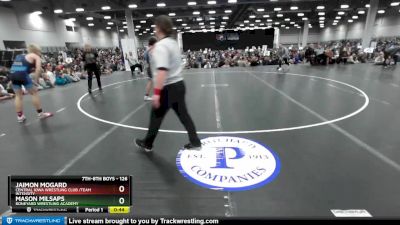 126 lbs Semifinal - Mason Milsaps, Boneyard Wrestling Academy vs Jaimon Mogard, Central Iowa Wrestling Club /Team Intensity