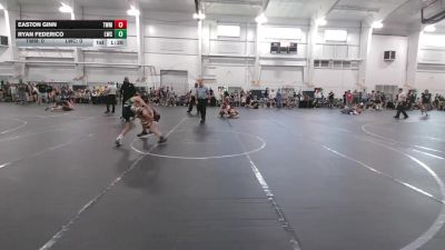 72 lbs Round 6 (8 Team) - Easton Ginn, The Wrestling Mill vs Ryan Federico, Lake WC