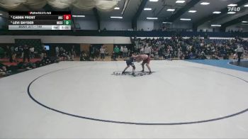 149 lbs 3rd Place Match - Levi Snyder, Messiah vs Caden Frost, Arcadia