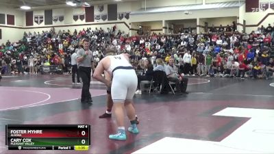 285 lbs Cons. Round 1 - Cary Cox, Pleasant Valley vs Foster Myhre, Algona