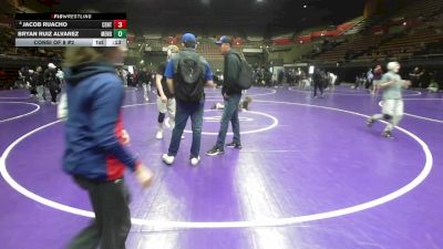 287 lbs Consi Of 8 #2 - Bryan Ruiz Alvarez, Mendota vs Jacob Ruacho, Central