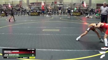 56 lbs Cons. Semi - Brooks Lanners, Dakota Boyz vs Jack Wishnevski, Region Wrestling Academy