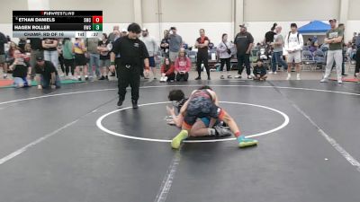 115 lbs Champ. Rd Of 16 - Ethan Daniels, Spartan Mat Club vs Hagen Roller, Borger Wrestling Club