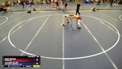 126 lbs Cons. Round 5 - Jent Beyer, Minnesota vs Kayden Eller, Flat Earth Wrestling Club