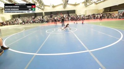 44-T lbs Semifinal - Grayson Ramos, Triumph Trained vs Ryker Ronzano, Red Hawk Wrestling