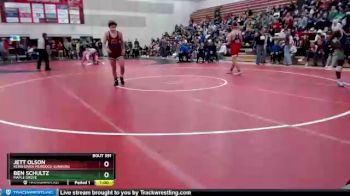 152 lbs Cons. Round 4 - Jett Olson, Kerkhoven-Murdock-Sunburg vs Ben Schultz, Maple Grove