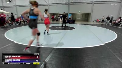 100 lbs Round 1 (6 Team) - Rhiannon Towers, Utah vs Kendall Moe, Indiana