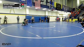 130 lbs Round Of 16 - Anthonia Thigthen, Har-Ber vs Cyniah Newton, Muskogee