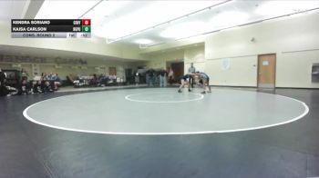 100lbs Cons. Round 2 - Kendra Soriano, Century (Girls) vs Kajsa Carlson, Rogers (Puyallup) (Girls)