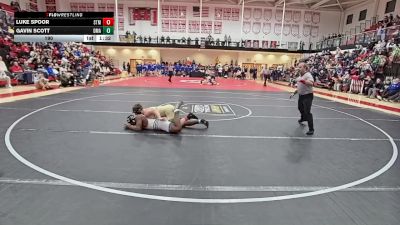 190 lbs Finals (8 Team) - Gavin Scott, Delaware Military Academy vs Luke Spoor, Saint Mark`s