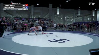 70 kg Cons. Rd Of 32 - Garrett Reece, DMV RTC vs Michael Turi, Wyoming Seminary College Preparatory High School Wrestling