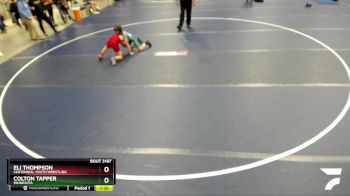 93 lbs Cons. Round 2 - Colton Tapper, Minnesota vs Eli Thompson, Centennial Youth Wrestling