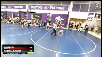 44 lbs Semifinal - Slade Batty, Hook`em W.C. vs Rockwell Robinson, Sanderson Wrestling Academy