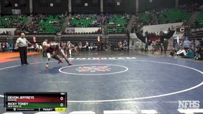 160 lbs 1st Place Match - DEVON JEFFREYS, Deshler vs Ricky Toney, New Hope HS