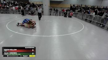 190 lbs Quarterfinal - Isaac Sheeren, Spring Klein Wrestling Club vs Isaiah Kellow, Iowa