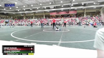 52 lbs Cons. Round 5 - Grant Duncan, WR - Topeka Blue Thunder vs Keagan Cersovsky, The Best Wrestler