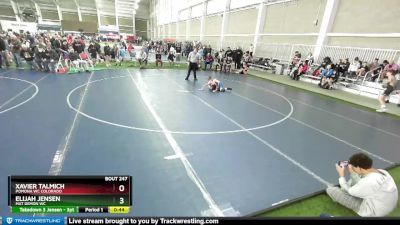 80 lbs Quarterfinal - Xavier Talmich, Pomona WC Colorado vs Elijah Jensen, Mat Demon WC