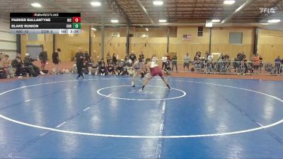 141 lbs Round 1 (6 Team) - Parker Ballantyne, North Idaho College vs Blake Runion, Corban University