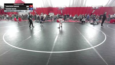 165 lbs Quarters - Grayson Eggum, Mn Elite vs Boden White, Immortal Athletic WC