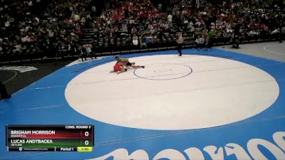 190 lbs Cons. Round 3 - Brigham Morrison, Bountiful vs Lucas Andtbacka, Skyline