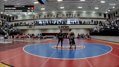 138 lbs 2nd Wrestleback (16 Team) - Dallon Lowe, Brantley County HS vs Keymontae Sanders, Dublin