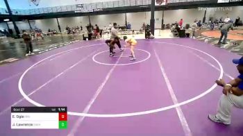 85-100 lbs Rr Rnd 3 - Elijah Ogle, Red Cobra Westling Academy vs Jeremiah Lawrence, Caravan Kids