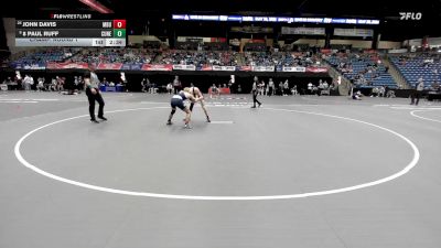 133 lbs Champ. Round 1 - John Davis, Missouri Baptist vs 8 Paul Ruff, Concordia