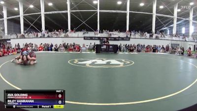 136 lbs Placement Matches (8 Team) - Ava Golding, Pennsylvania Blue vs Riley Hanrahan, Wisconsin