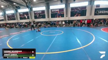 42 lbs Round 3 - Emmitt Garcia, NB Elite Wrestling Club vs Dominic Boudreaux, NB Elite Wrestling Club