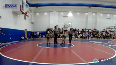 120 lbs Quarterfinal - MaminaKowa Warrior, Tecumseh Youth Wrestling vs Chantal Hernandez, Lone Grove Takedown Club