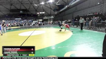 98 lbs Cons. Semi - Maggie Fenner, Piranha Wrestling Club vs Madison Fletcher, Outlaw Wrestling Club