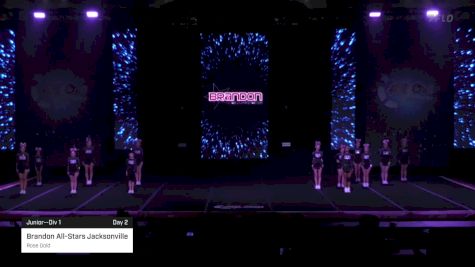 Brandon All-Stars Jacksonville - Rose Gold [2025 Junior--Div 1 Day 2] 2025 All Out Grand Nationals