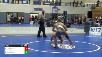 126 lbs Consi Of 8 #2 - Seth Larson, Compound vs Bryce Kresho, Liberty Wrestling Club