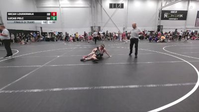 126 lbs Finals (8 Team) - Lucas Pelc, Este Built Underground vs Micah Loudermilk, Iron Horse White