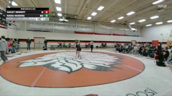 145 lbs 3rd Place Match - Hailey Bennett, Rock Springs vs Nadia Harding, Moorcroft