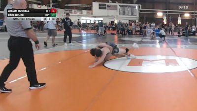 125 lbs Quarterfinal - Wiliam Russell, Kd Training Center vs Cael Bruce, Superior Wrestling Academy