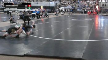AA 132 lbs Champ. Round 1 - Jonathan Eaton, Nolensville High School vs Luke Mountain, East Hamilton High School