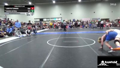 144 lbs Quarterfinal - Linkyn Turner, De Soto Kids vs Gavin Axtell, WTC