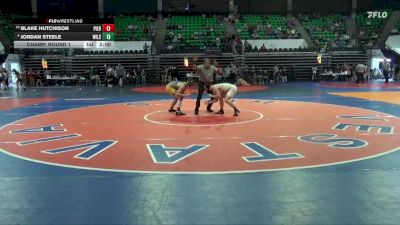 1A-4A 126 Champ. Round 1 - Blake Hutchison, Piedmont vs Jordan Steele, Wilson