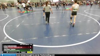 113 lbs Cons. Round 2 - Cale Browning, Tough N Technical Wrestling Club (TNTWC) vs Hayden Trimm, Guerrilla Wrestling Academy