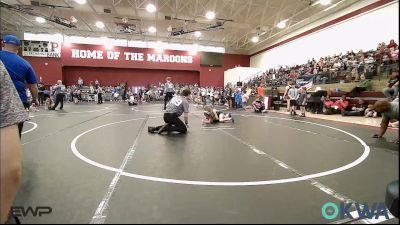 80 lbs Rr Rnd 1 - Lucy Chill, Perry Wrestling Academy vs Alaina Petro, Cowboy Wrestling Club