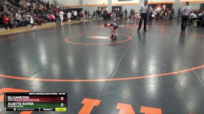 N-10 lbs Round 1 - Eli Hamilton, West Branch Wrestling Club vs Suzette Ruiter, Hudson Pirate