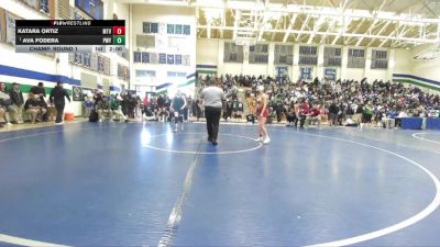 107 lbs Champ. Round 1 - Ava Fodera, Poway vs Katara Ortiz, Monte Vista