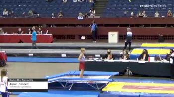 Anson  Bennett  - Double Mini Trampoline, All American Gymnastics  - 2021 Region 3 T&T Championships